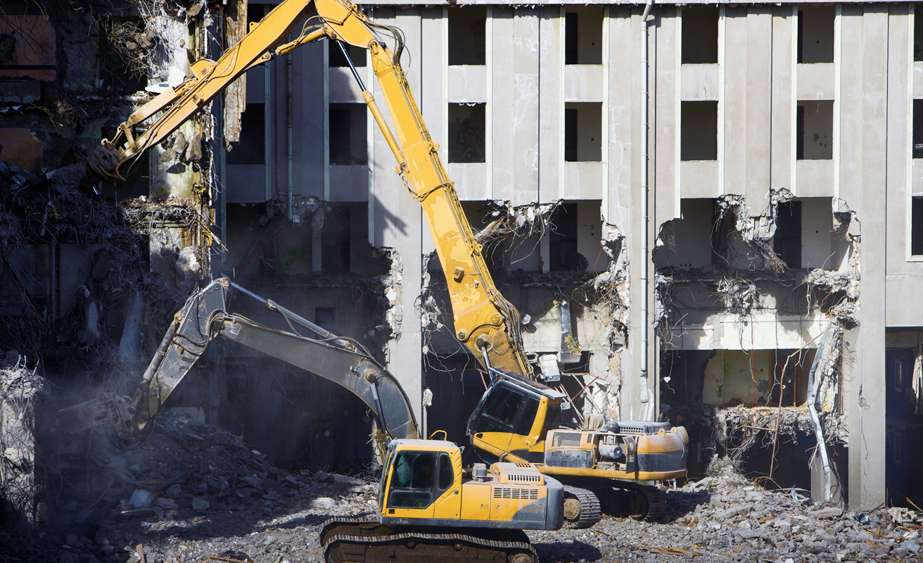 Abbrucharbeiten